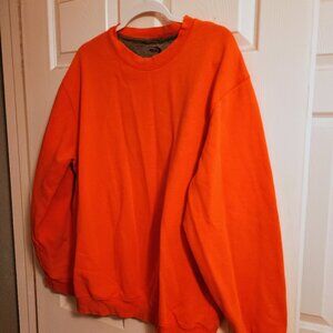 MTA Sport Mens Orange Sweatshirt, XL, New